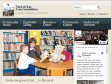 Tablet Screenshot of fdlareafoundation.com